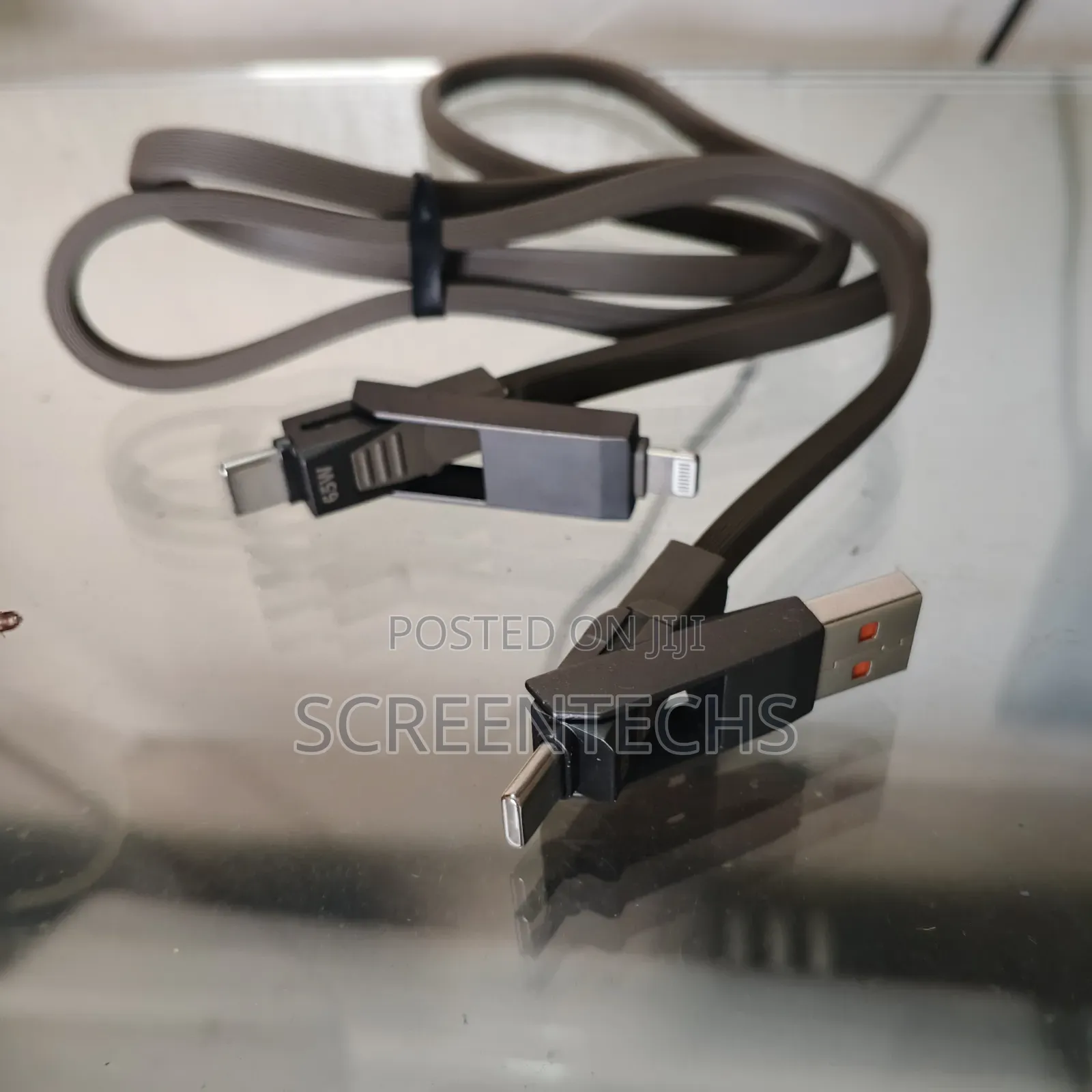 65 Watts Original Newage 4-in-1 Data Charging Cord.