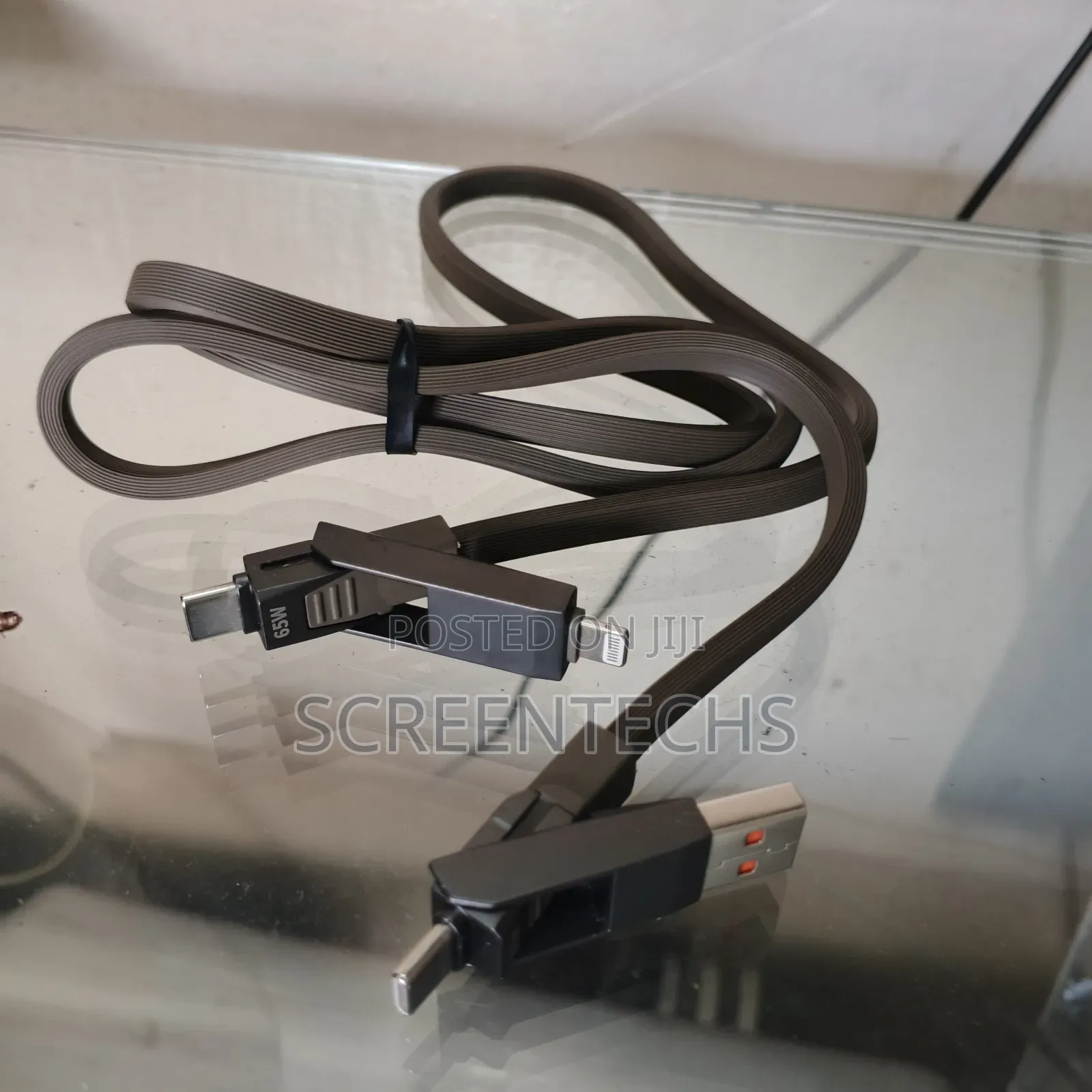 65 Watts Original Newage 4-in-1 Data Charging Cord.