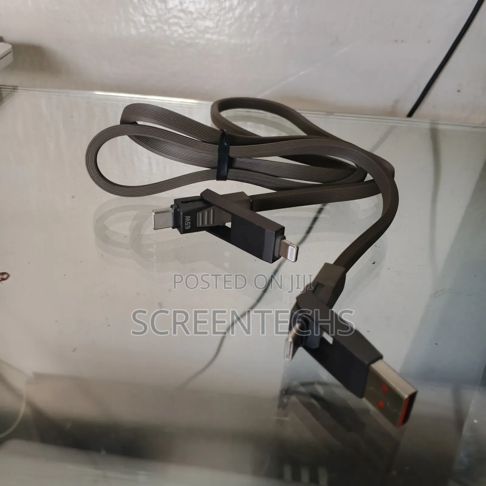 65 Watts Original Newage 4-in-1 Data Charging Cord.