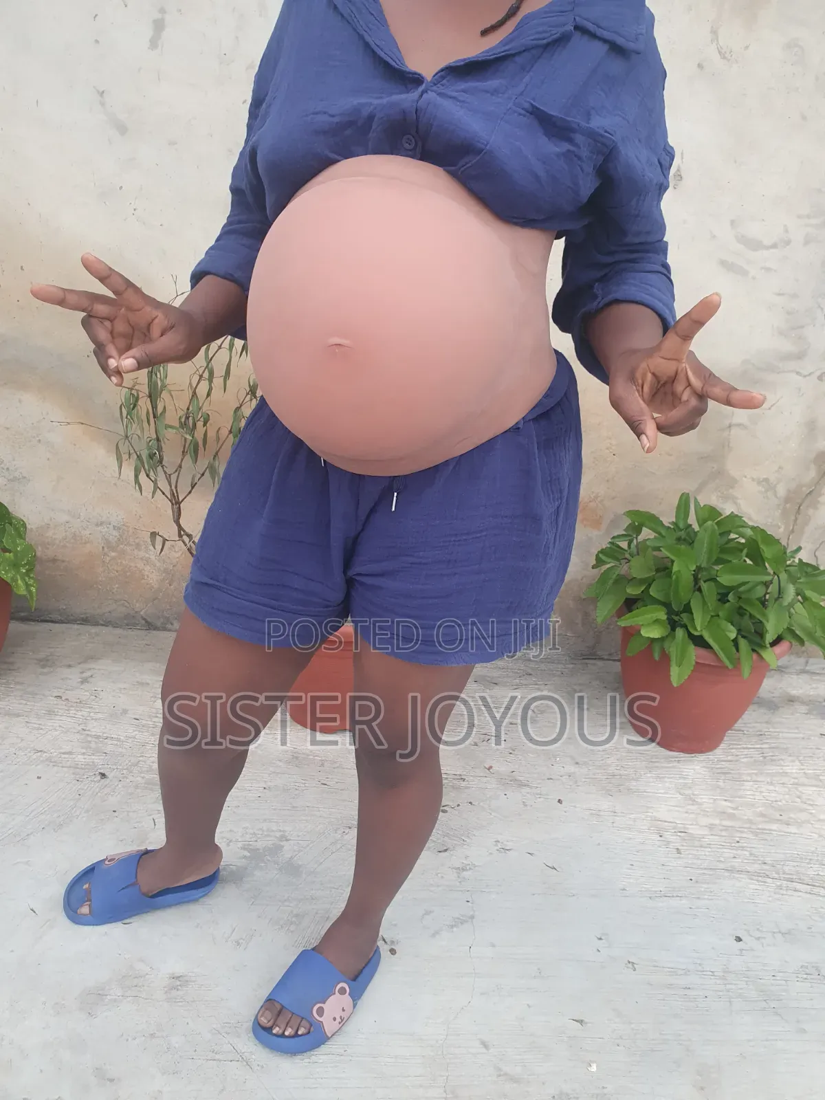 Realistic Silicone Fake Pregnancy Belly Perfect Prop for Reality Shows