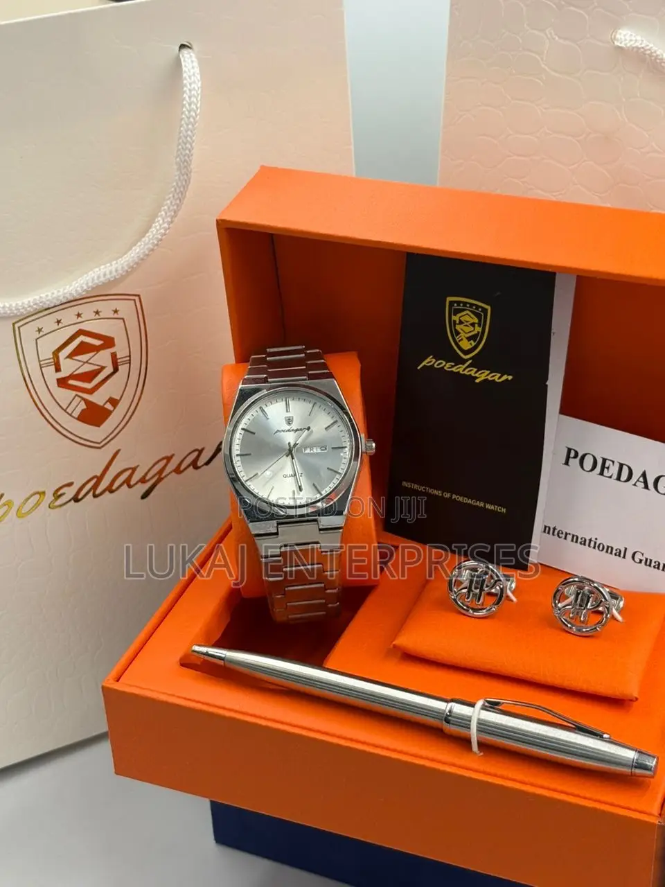 Poedagar Classic Gift Set-Watch