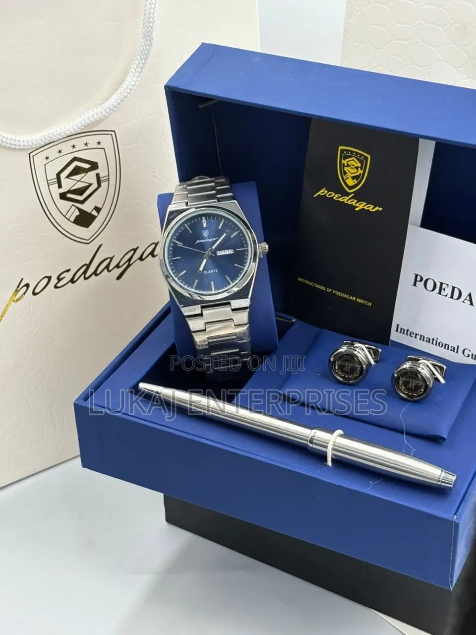 Poedagar Classic Gift Set-Watch