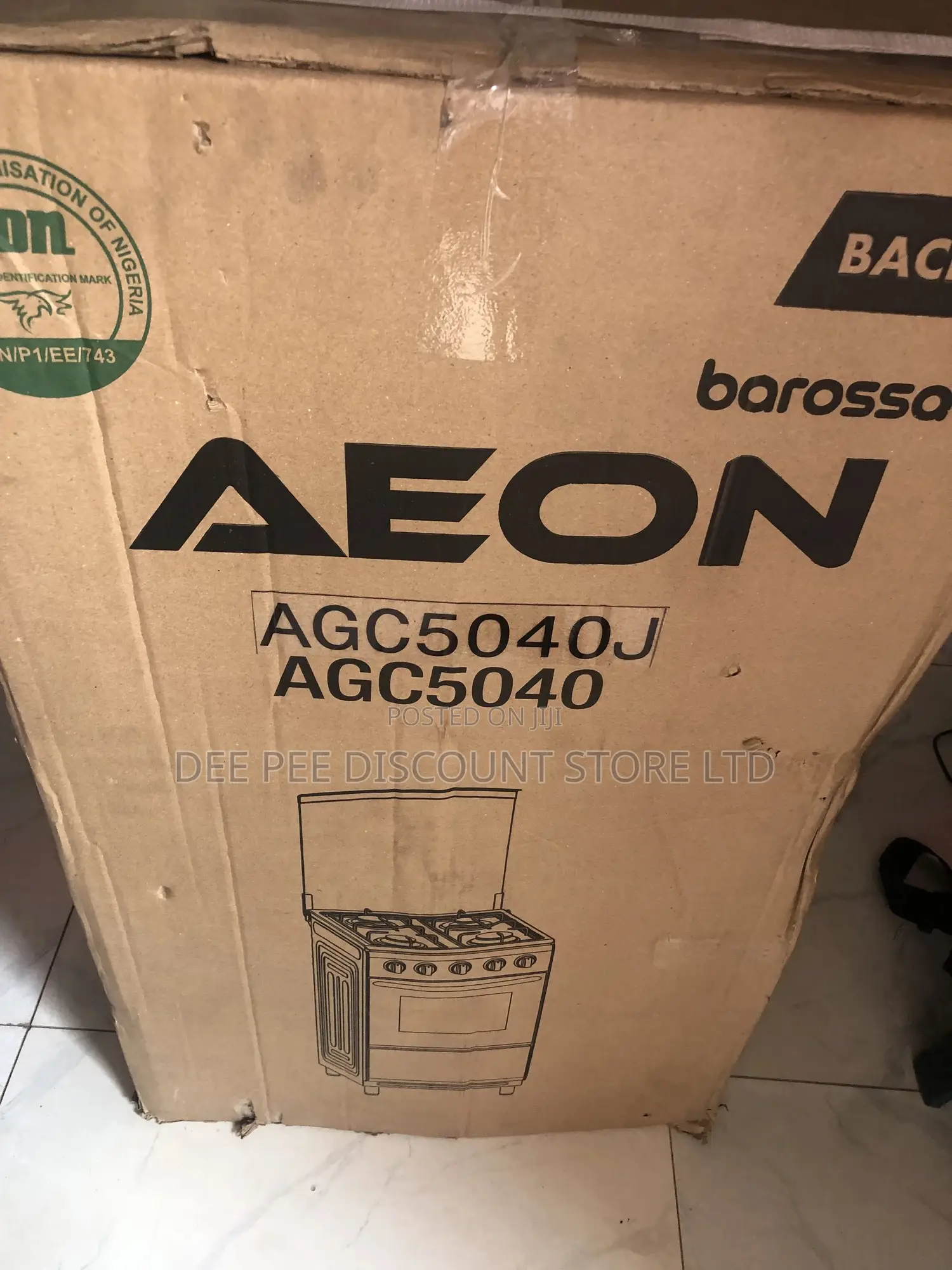 Aeon 4 Burner 50 X 50 Gas Cooker (Agc5040j)