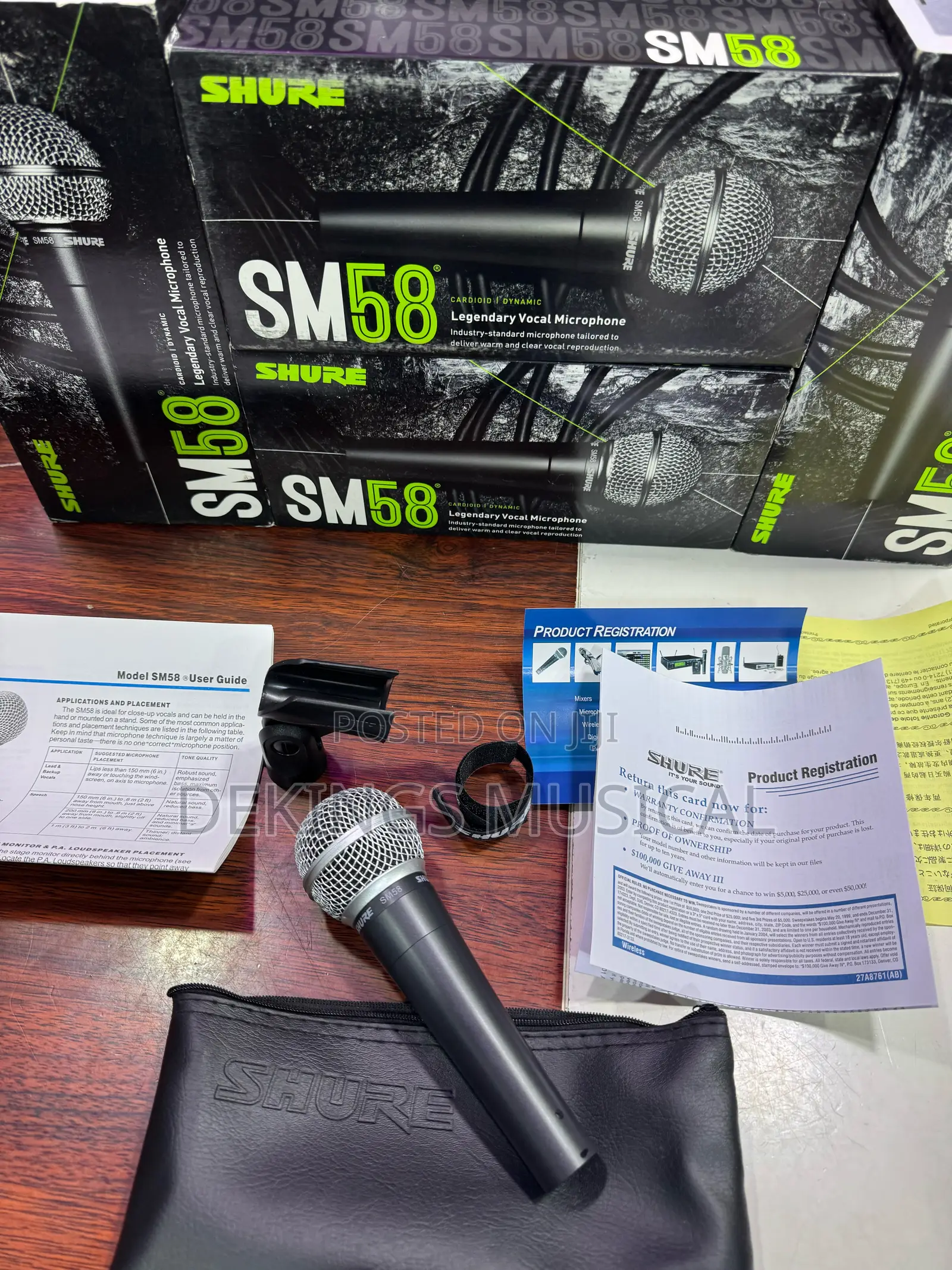 Shure Sm58 Legendary Cardioid Dynamic Vocal Microphone