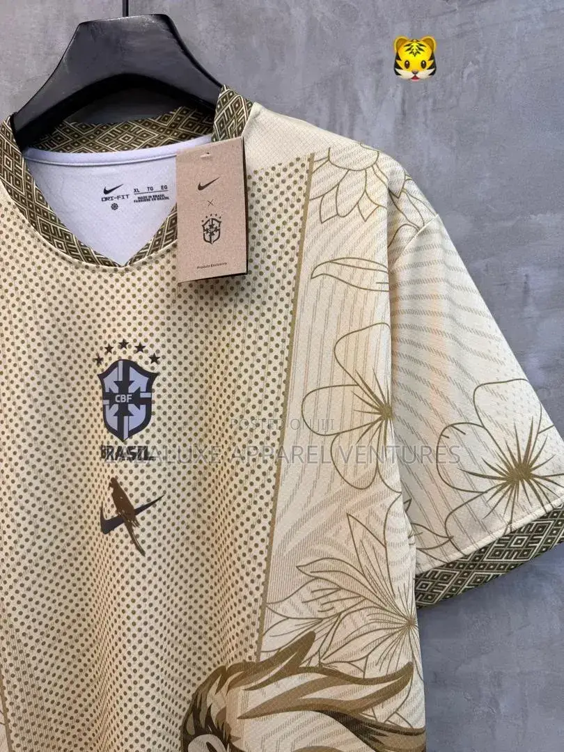 Luxury Gold Brazil Jersey