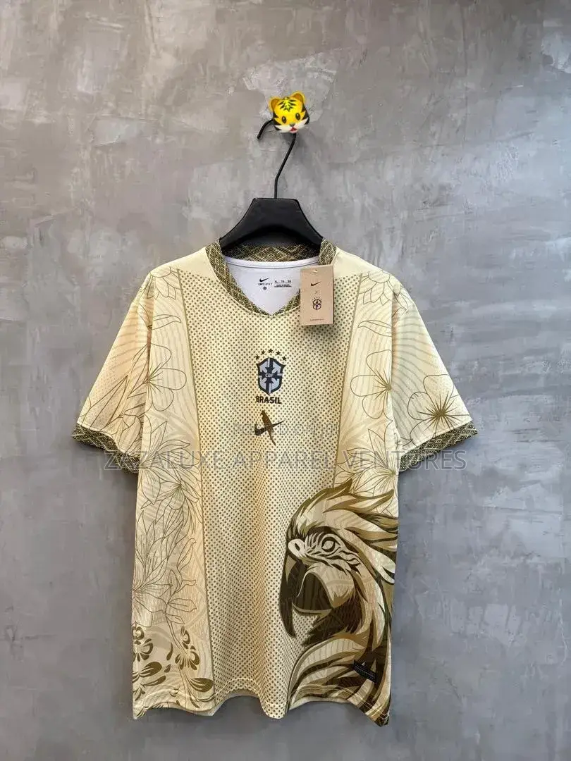 Luxury Gold Brazil Jersey