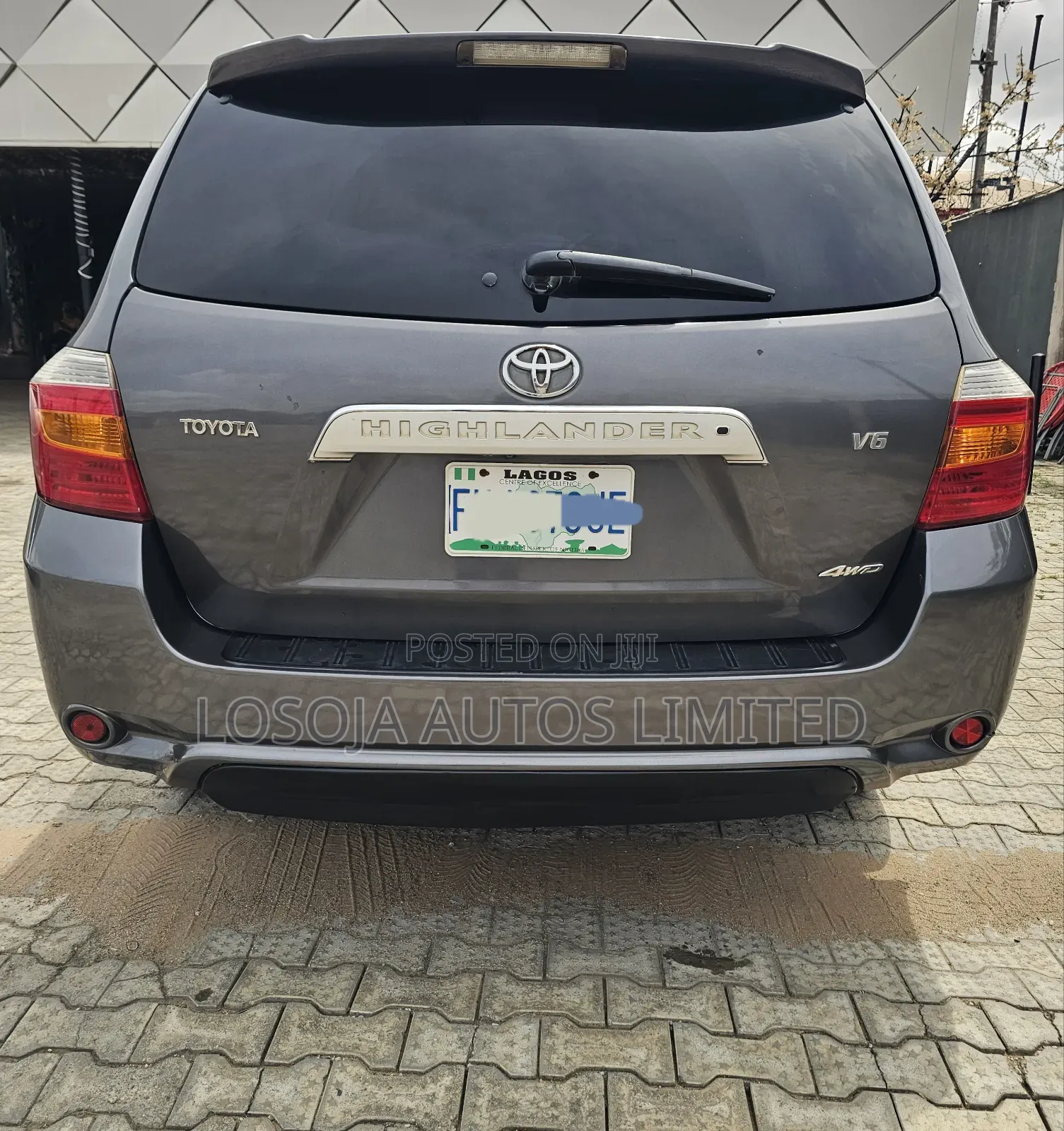 Toyota Highlander Limited 2008 Gray