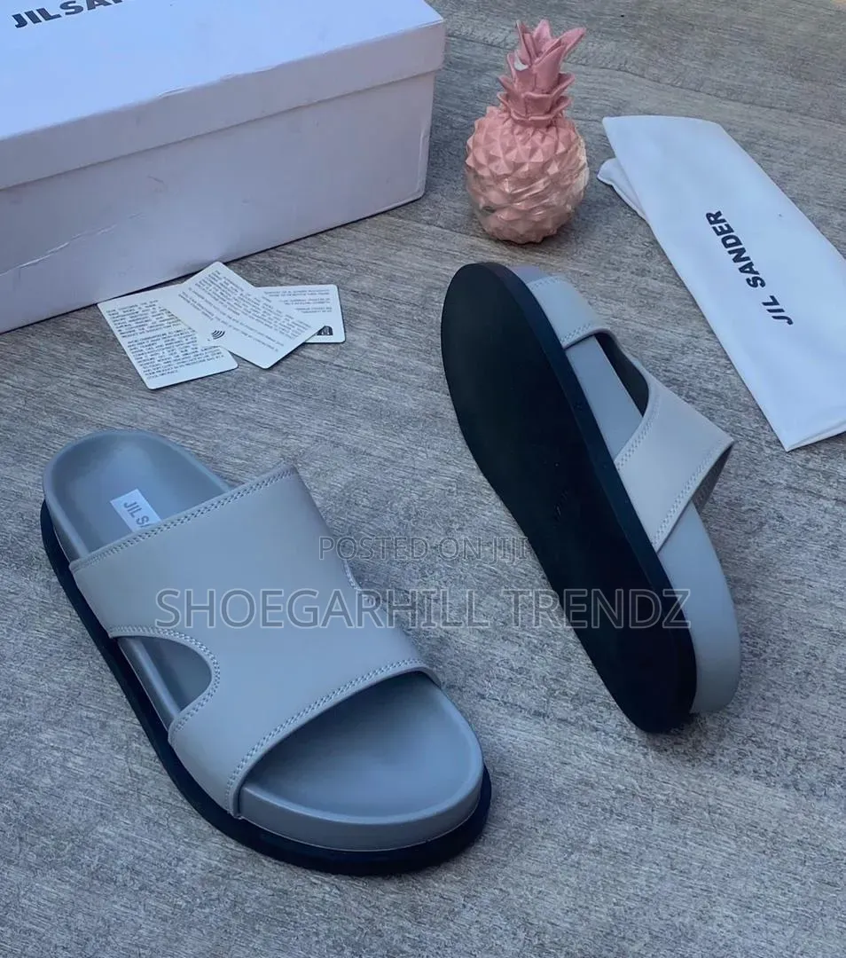 Jil Sander Slipon Palm Slippers in 3 Colours