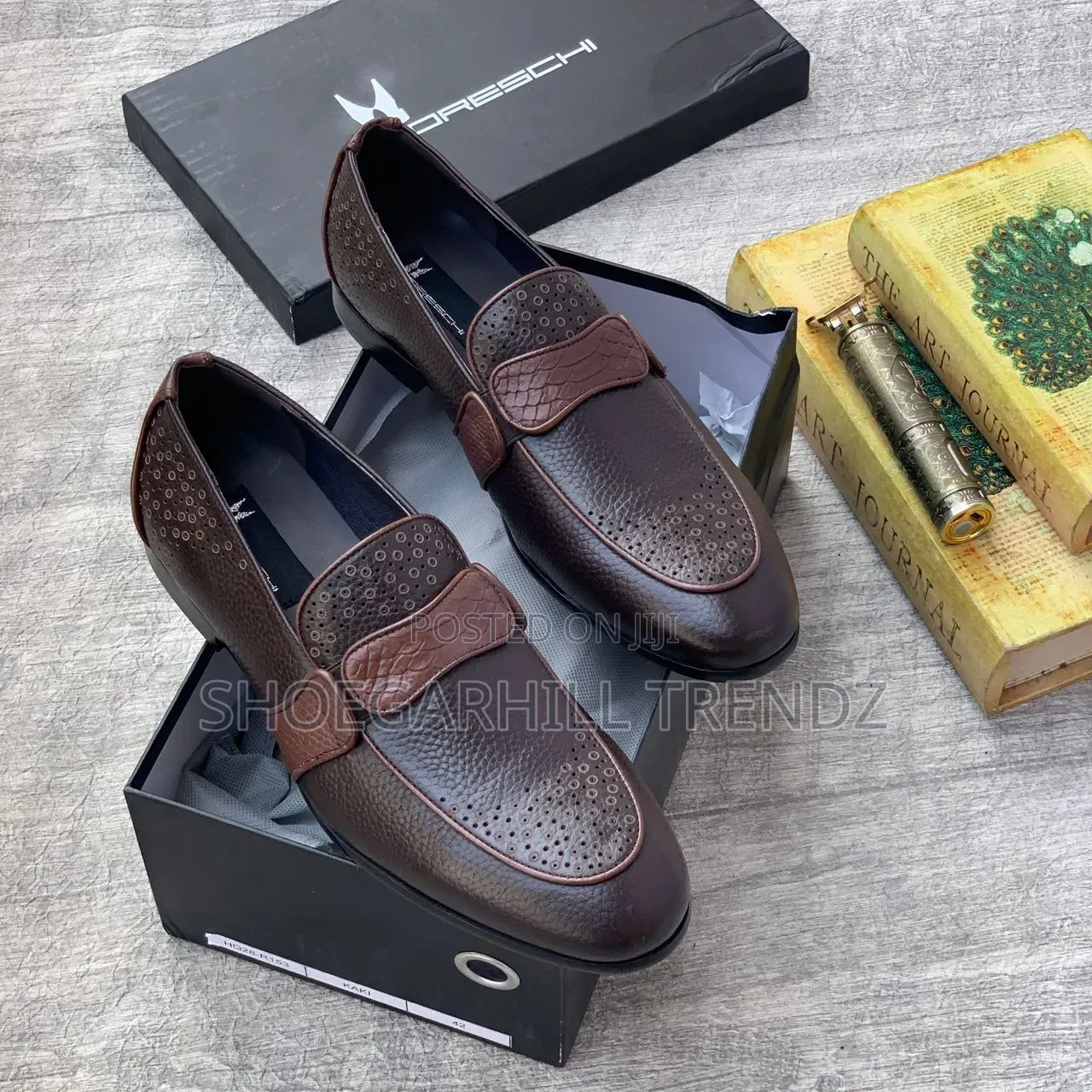 Men Shoes Moreschi Dotted Loafers