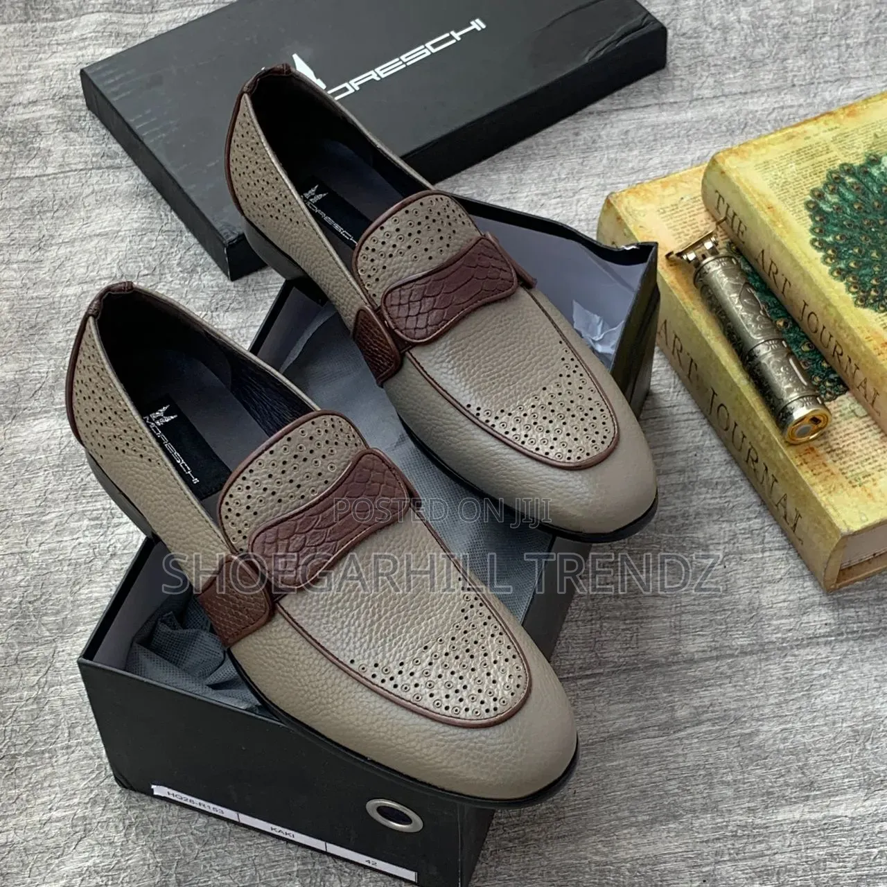 Men Shoes Moreschi Dotted Loafers