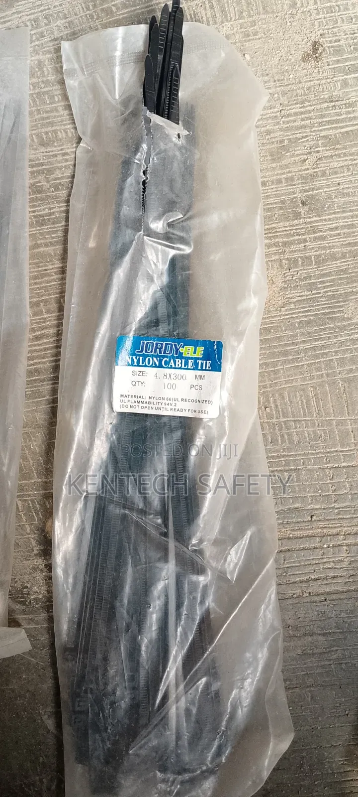 Nylon Cable Ties 4.8x300 Black