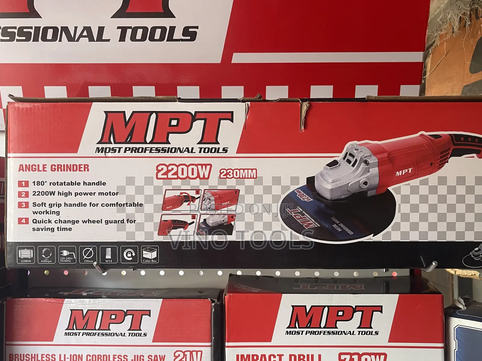 9” MPT Grinder