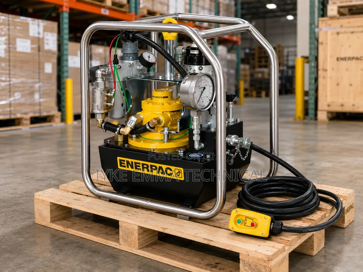 Enerpac Za4208tx-Qr Z-Class Air-Driven Hydraulic Torque Pump 8 L