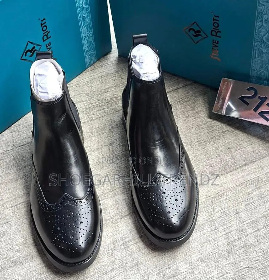 Sr Mens Ankle Boot in Brogues and Plain Designs