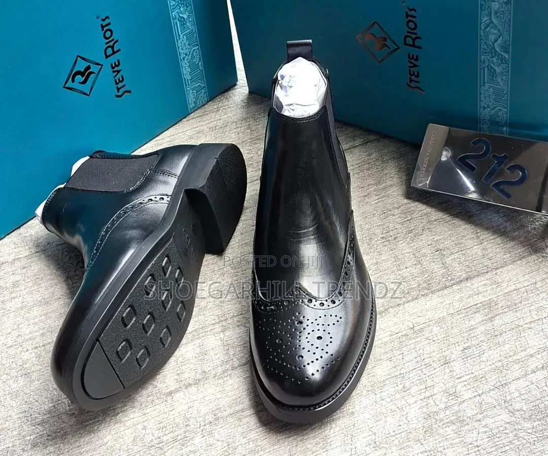 Sr Mens Ankle Boot in Brogues and Plain Designs