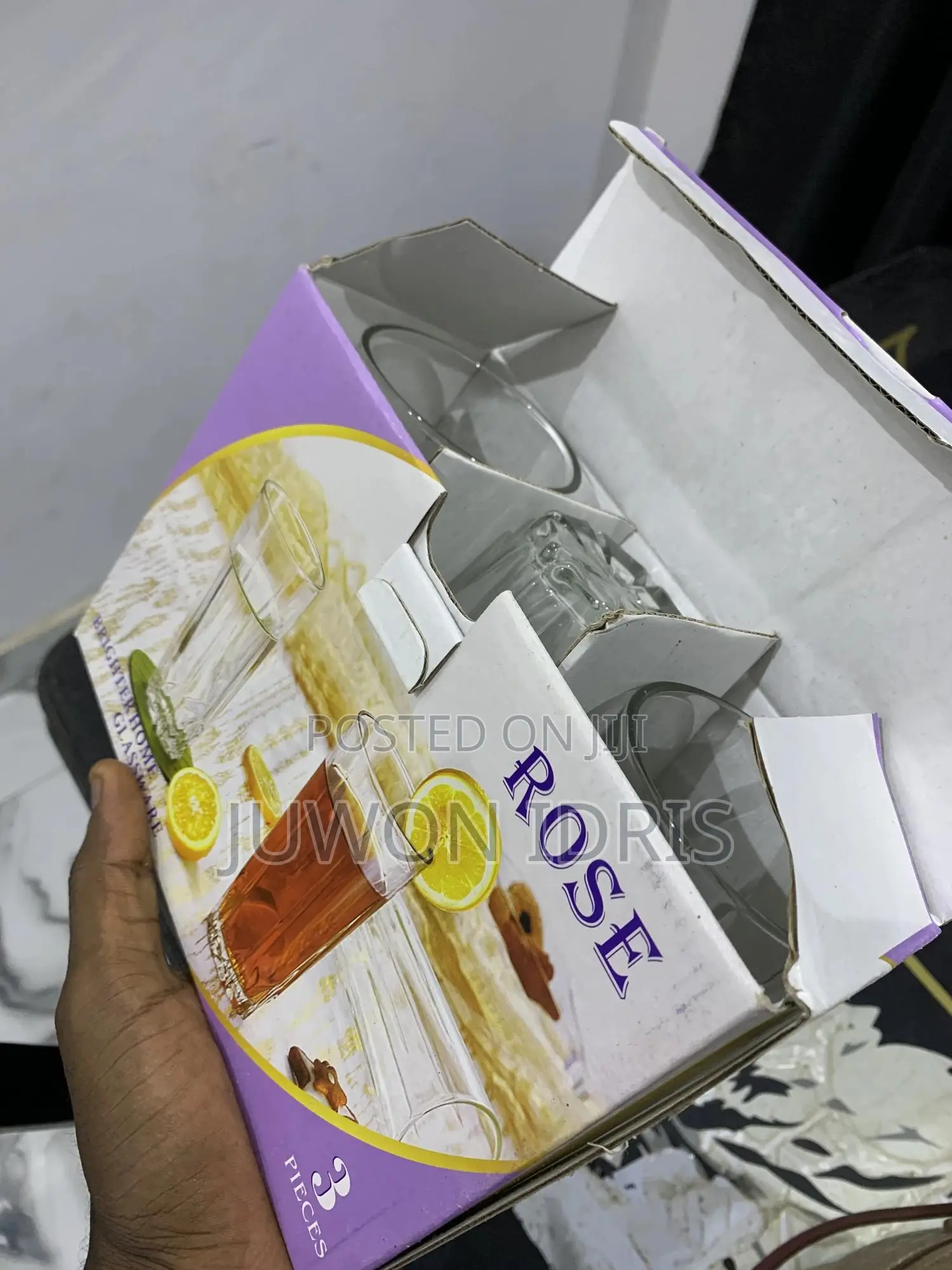 Rose Tumbler Set
