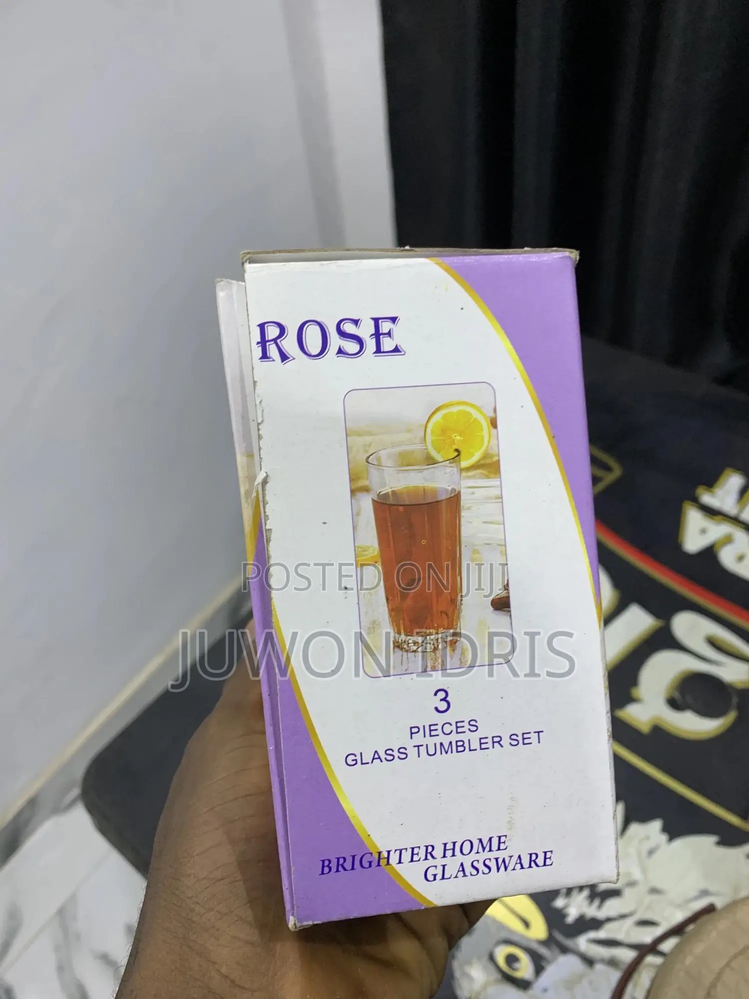 Rose Tumbler Set