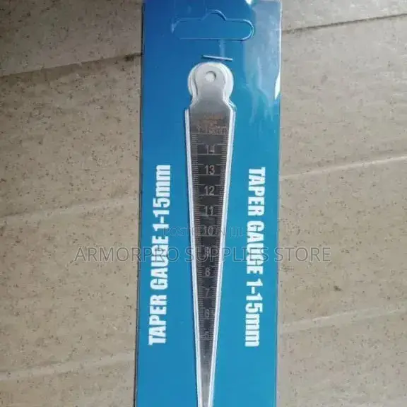 Stainless Steel 1-15mm Taper Gauge