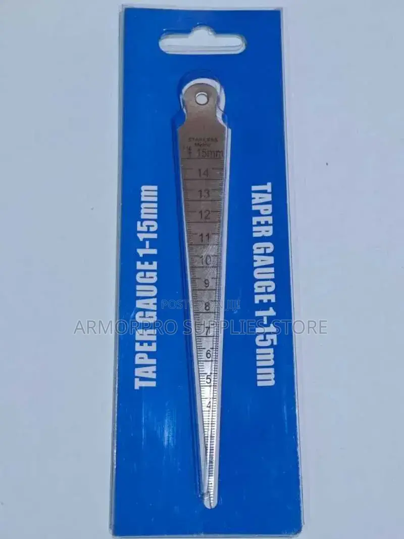 Stainless Steel 1-15mm Taper Gauge