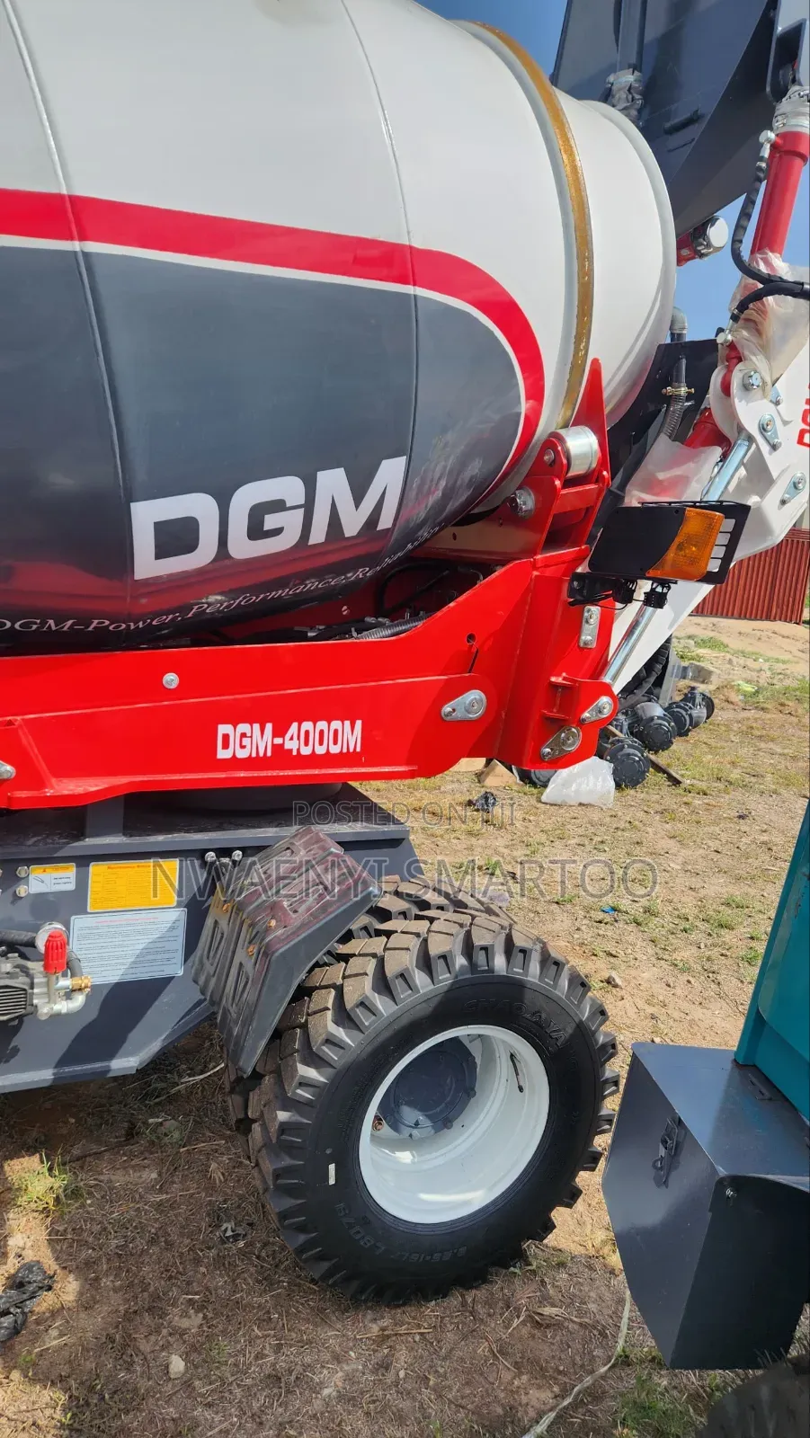Driving Concrete Mixer 2026 Model