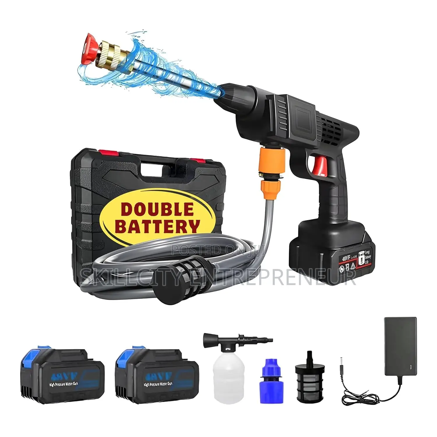 Cordless Car Washer High Pressure Gun