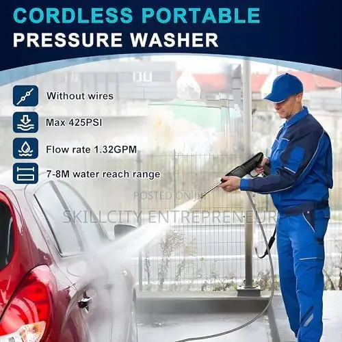 Cordless Car Washer High Pressure Gun