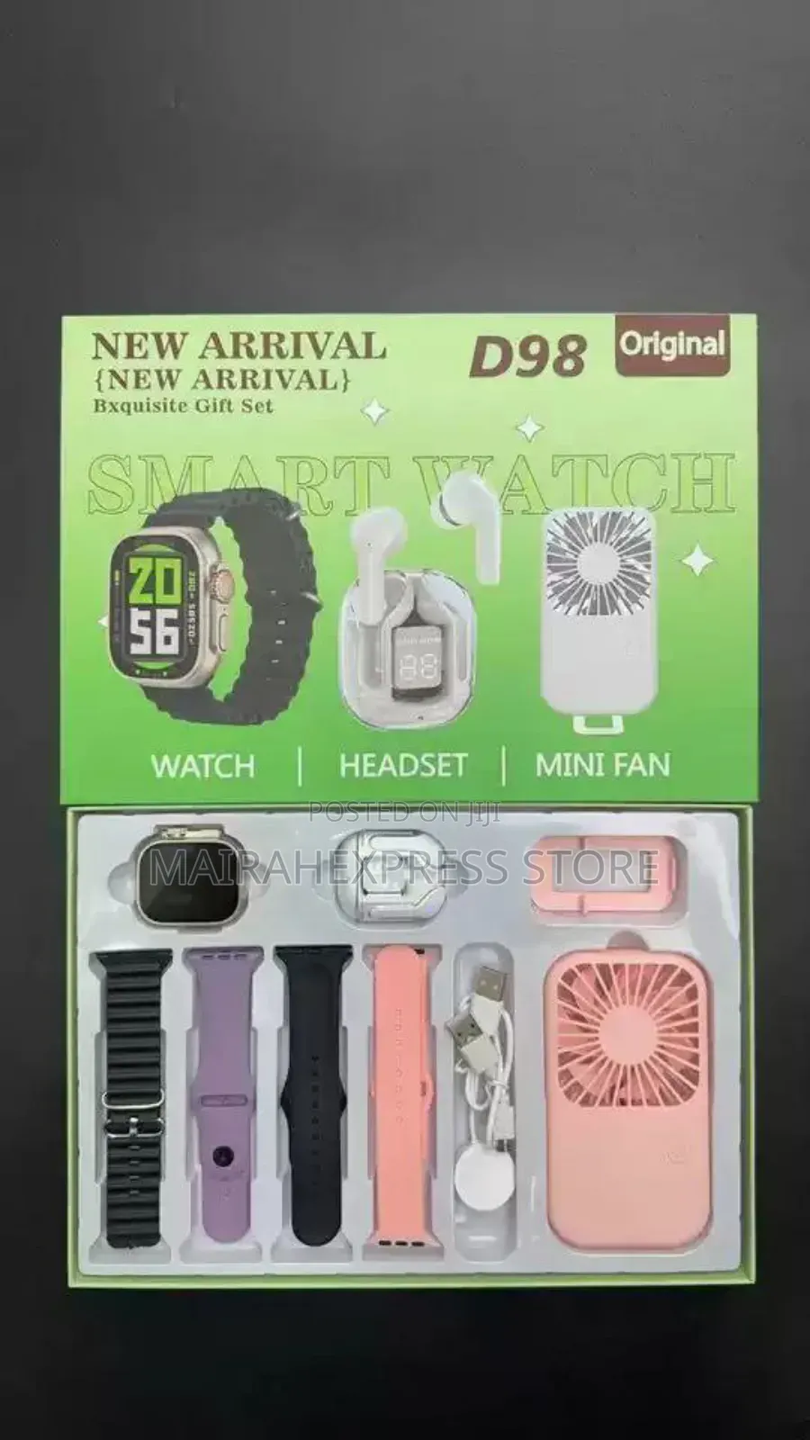 D98 Plus Original Smartwatch Combo Set 1lvn