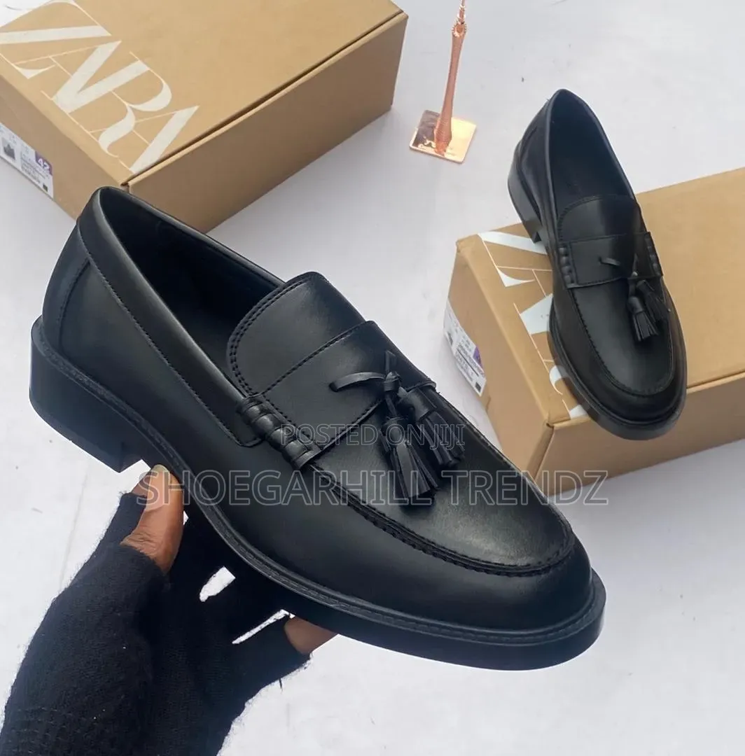 Men Zara Tassel Loafers