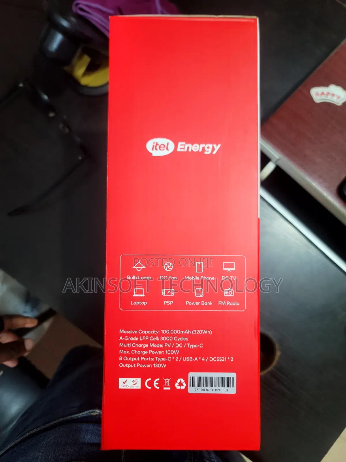 Itel Power Go 100,000mah