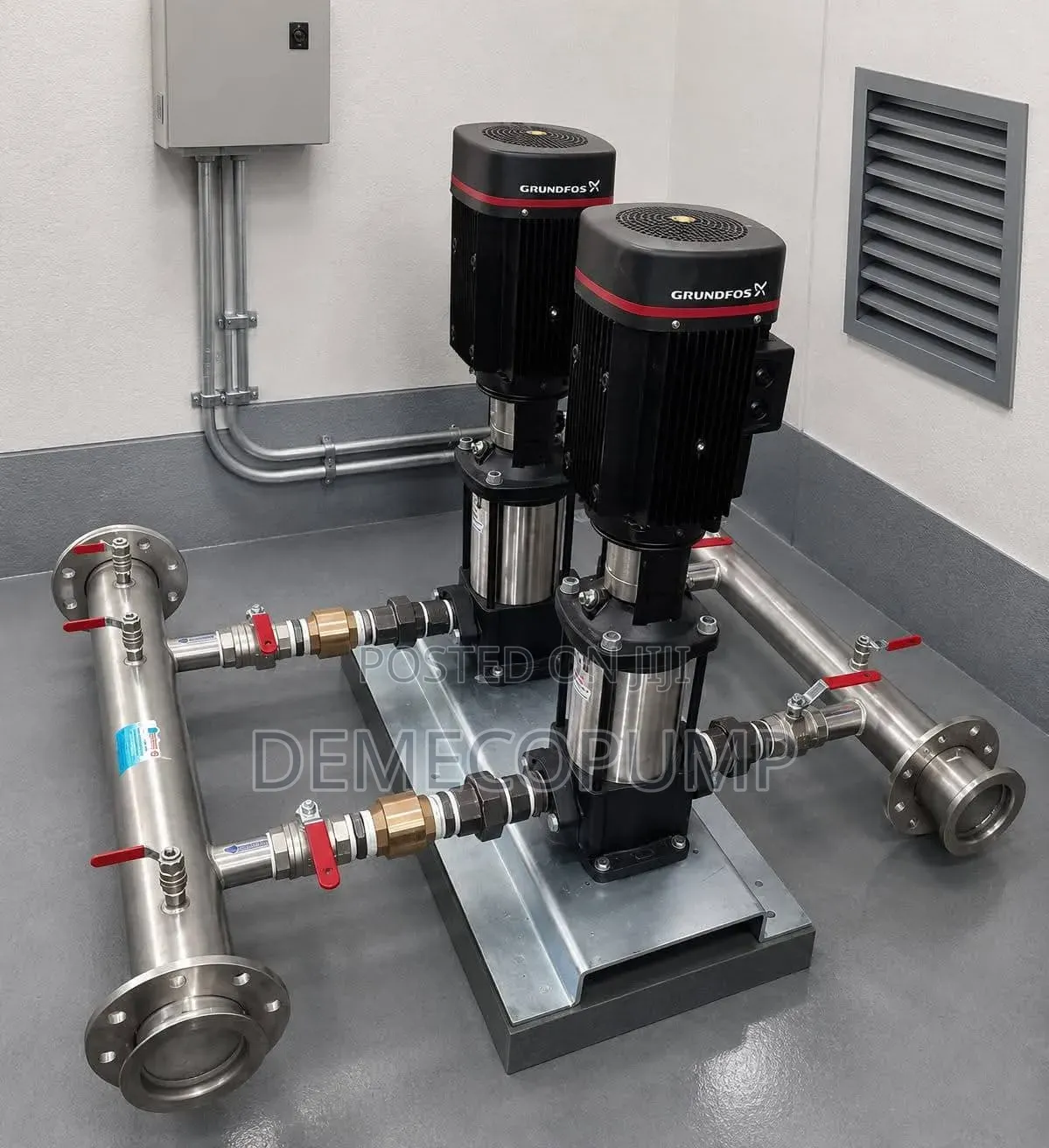 Grundfos Booster Pump Machine