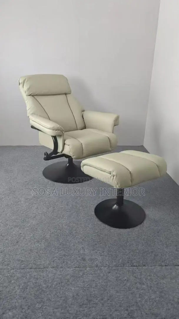 Premium Swivel Recliner Chair With Ottoman