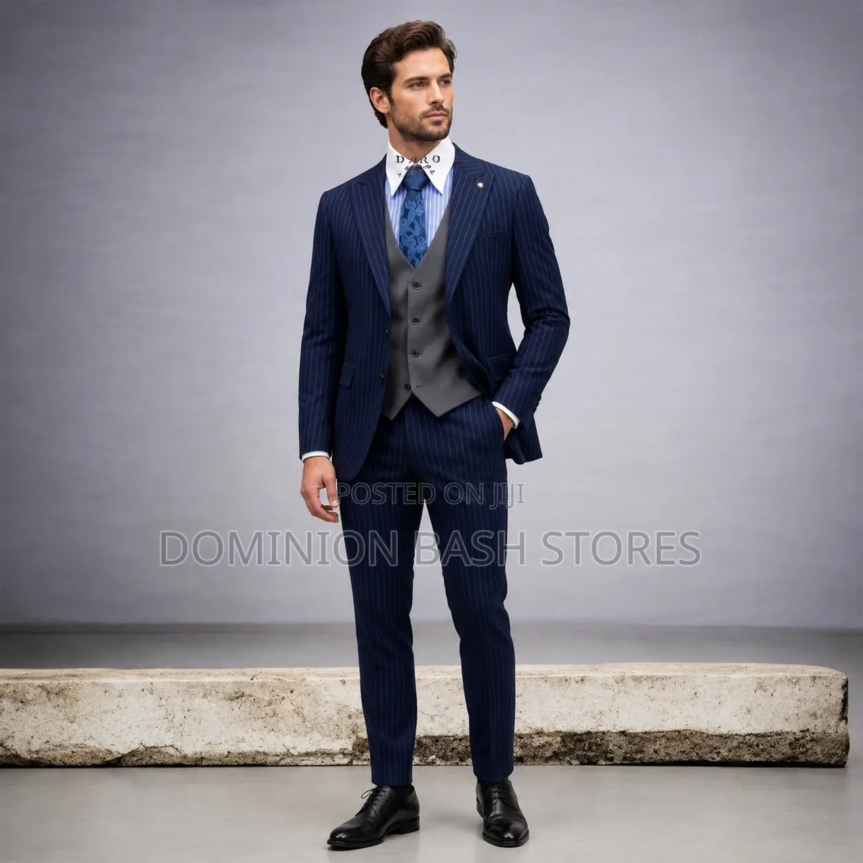 Luxury Premium Pinstripe Suit