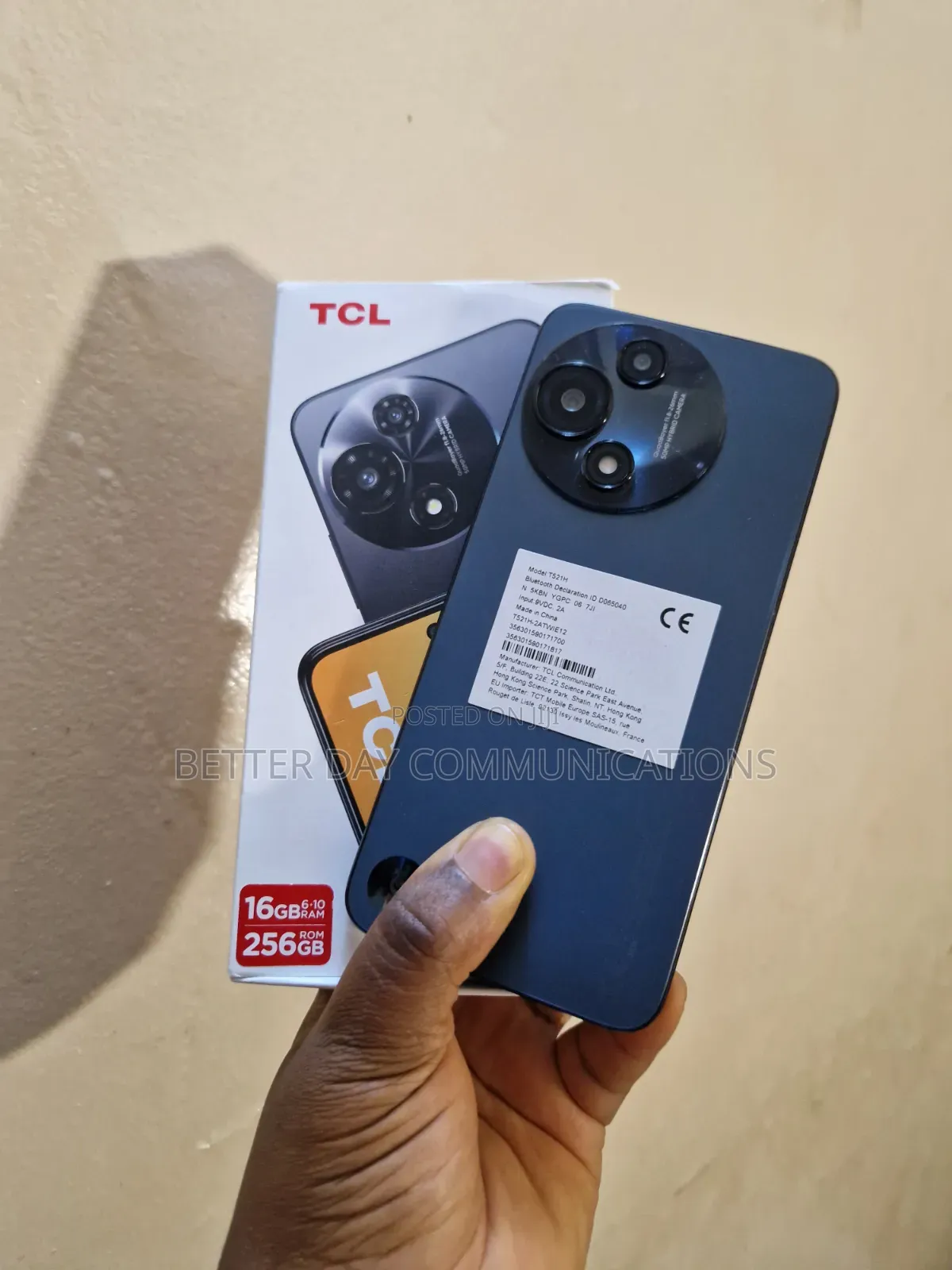 TCL 60 5G 256 GB Black