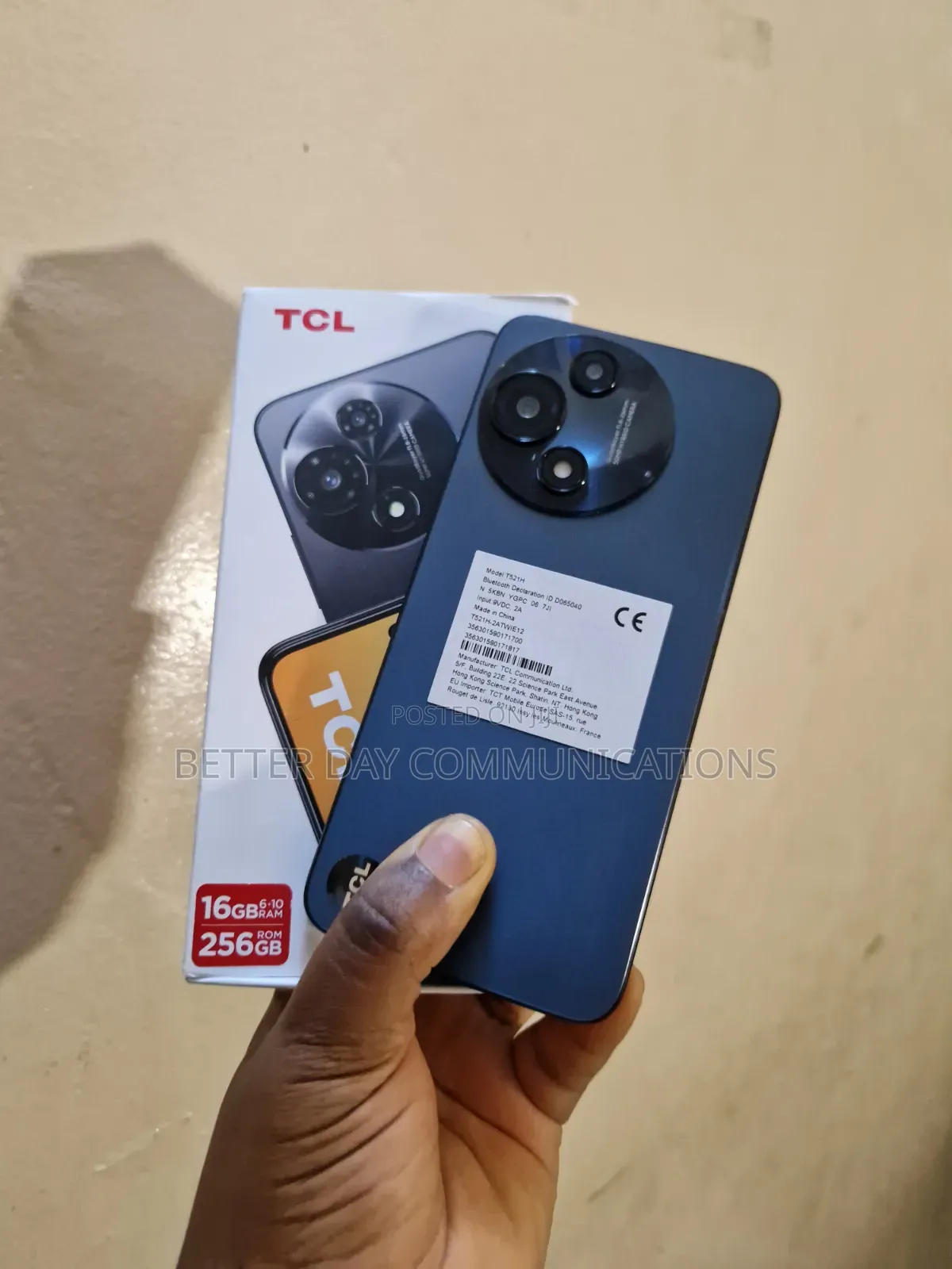 TCL 60 5G 256 GB Black