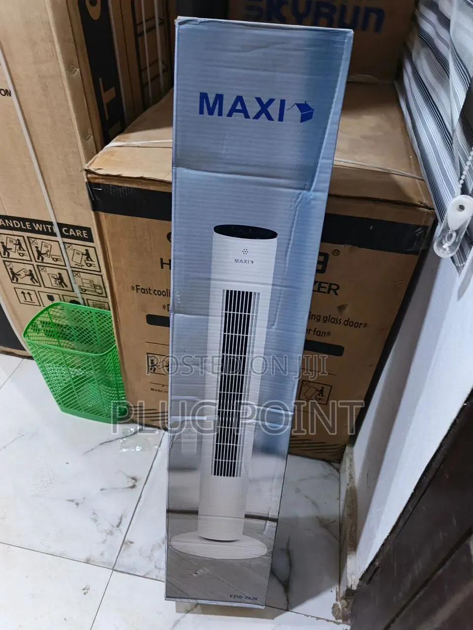 Maxi 40” Oscillating Tower Fan With Durable Build