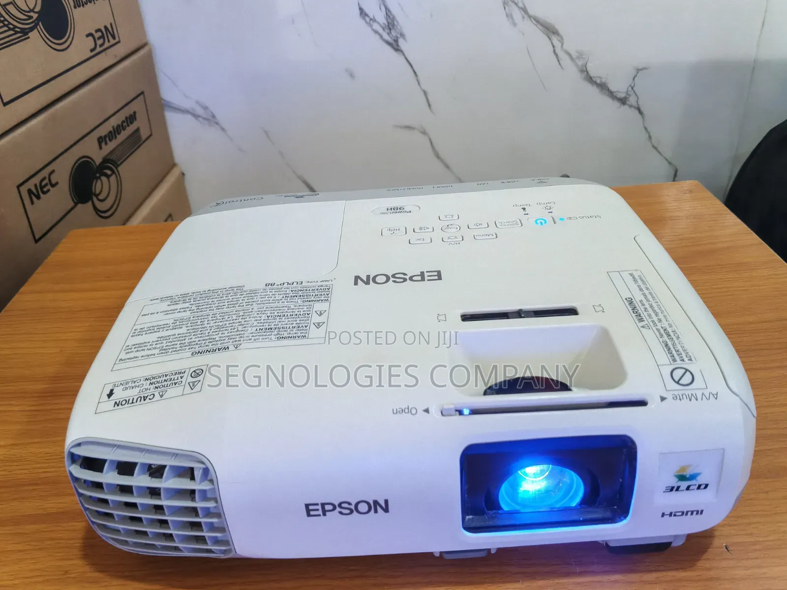 Epson Powerlite 98h 3000 Lumens Xga 3lcd Projector
