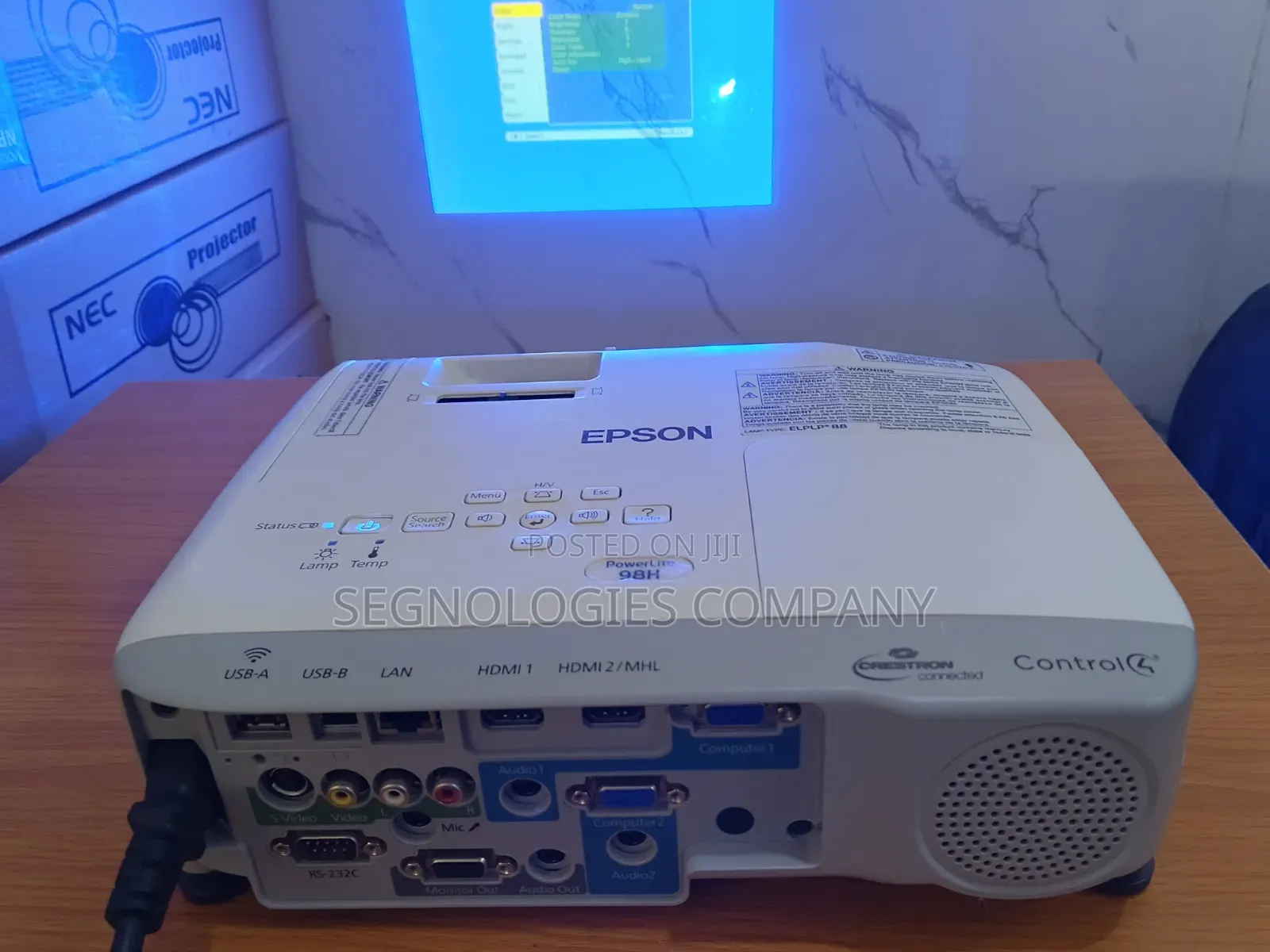 Epson Powerlite 98h 3000 Lumens Xga 3lcd Projector