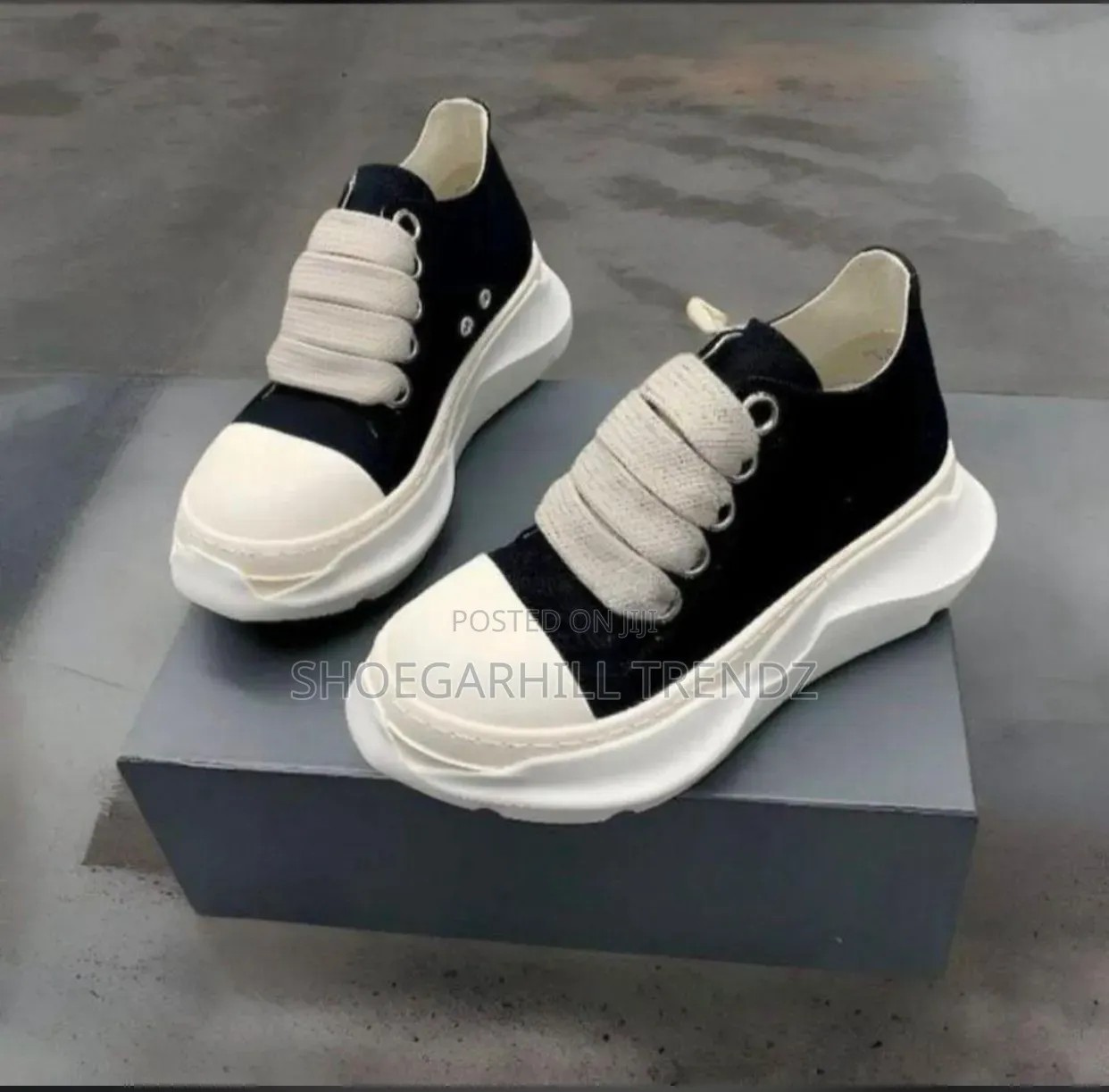 Rick Owens Sneakers Fat Lace and Chunky Sole