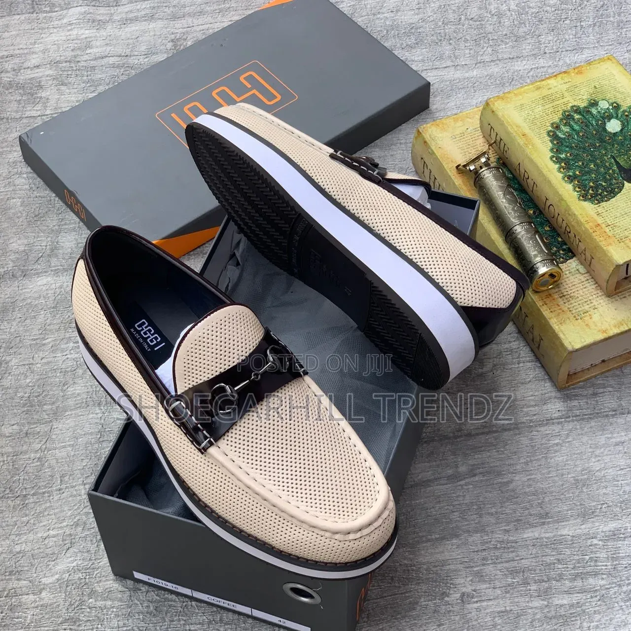 Oggi Loafer Sneakers Beige Colour
