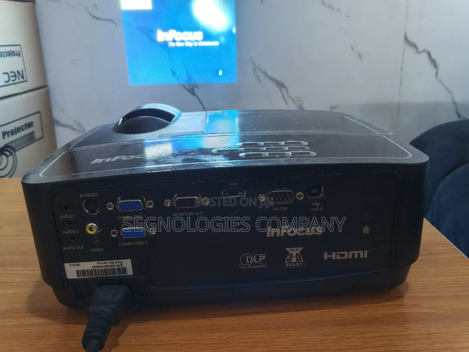Infocus In114a 3000 Lumens Xga 3d Ready DLP Projector