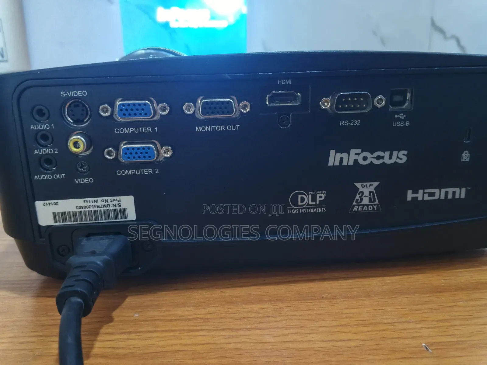 Infocus In114a 3000 Lumens Xga 3d Ready DLP Projector