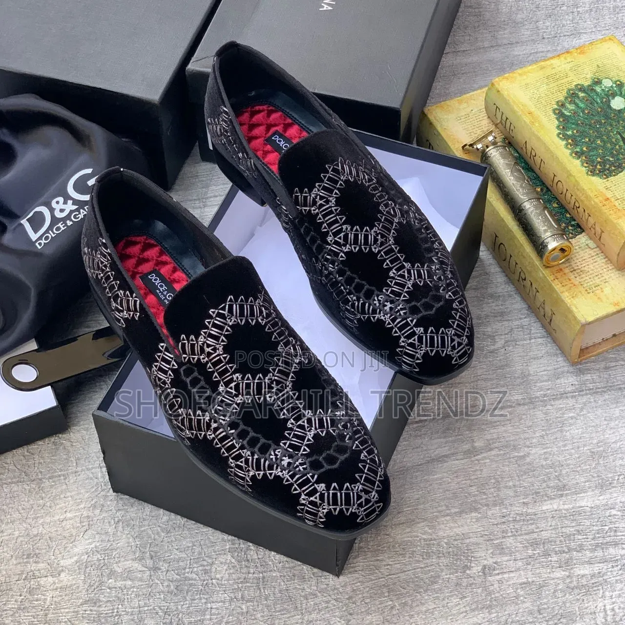 Men Shoes Dg Dazzling Suede Loafers