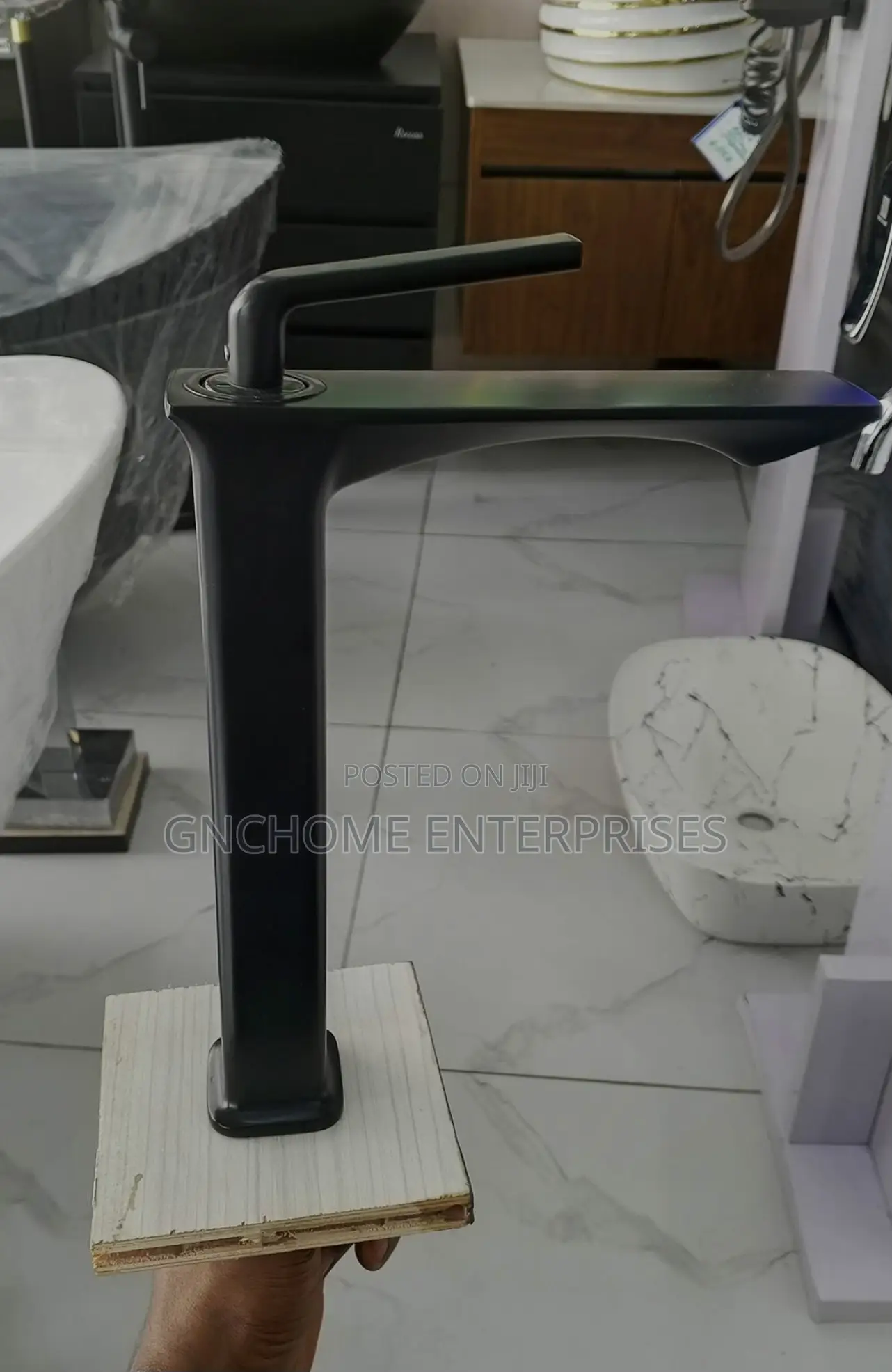 Cabinet Basin Mixer Tap Black