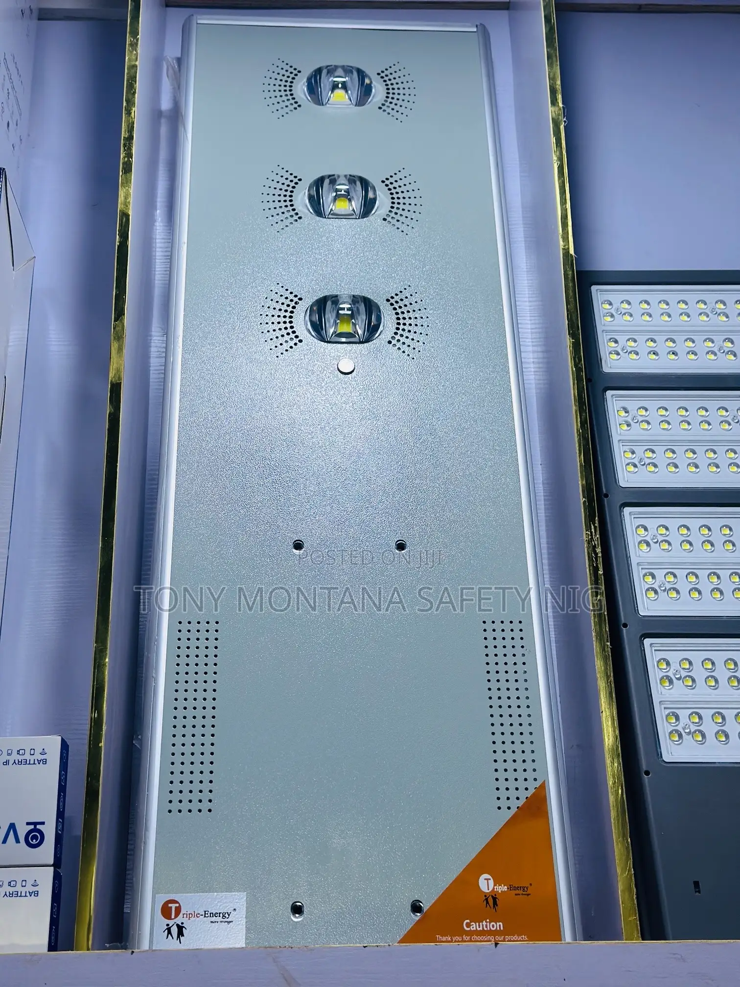 Triple-Energy 300w All-in-One Solar Street Light With Motion Sensor