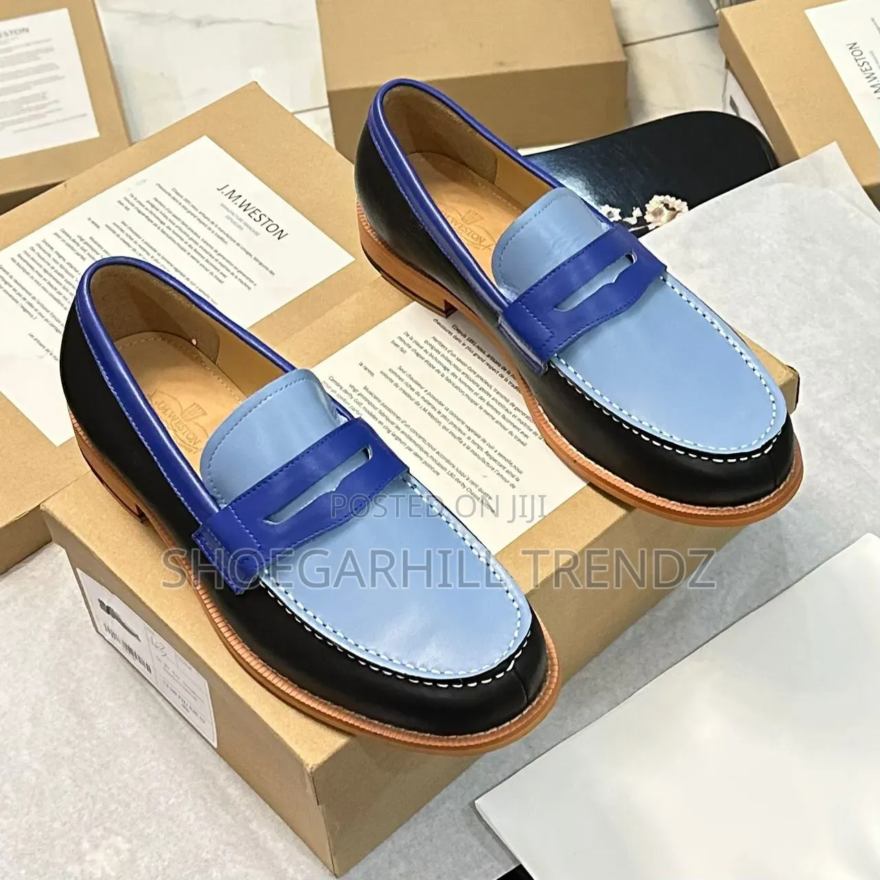 Jm Weston Lux Penny Loafers in Several Colourways