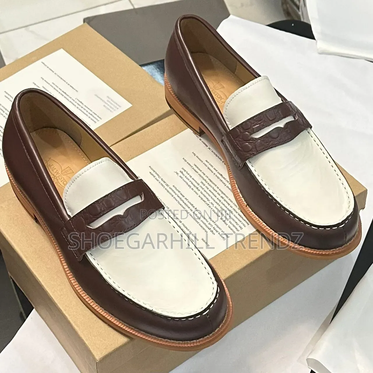 Jm Weston Lux Penny Loafers in Several Colourways