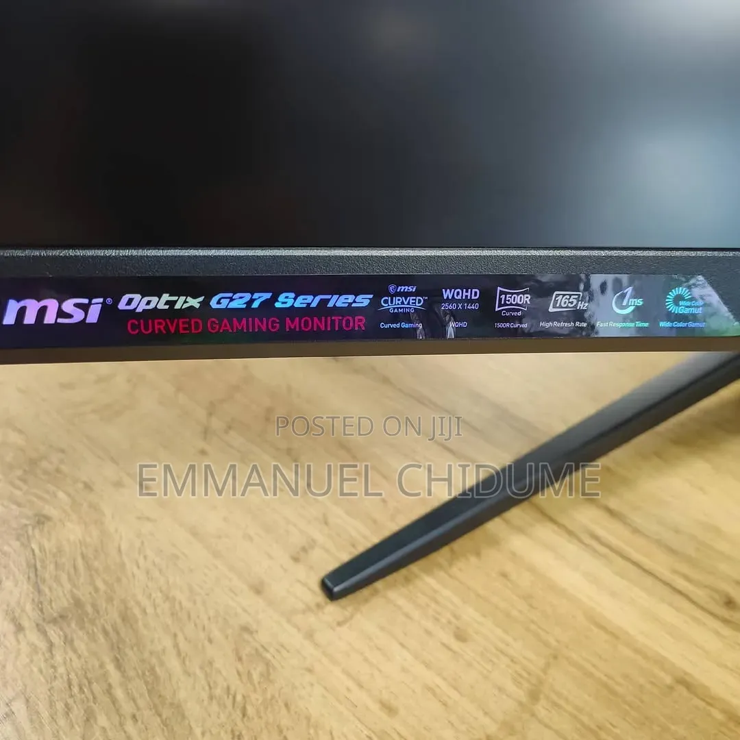 27 Inches Msi Gaming Monitor 144hz by 1440p