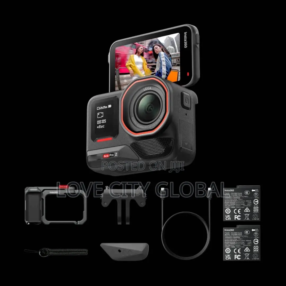 Ace Pro2 Dual Battery Insta360 Action Camera Sport Adventure Camera