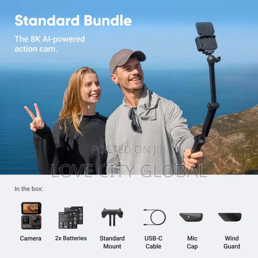 Ace Pro2 Dual Battery Insta360 Action Camera Sport Adventure Camera