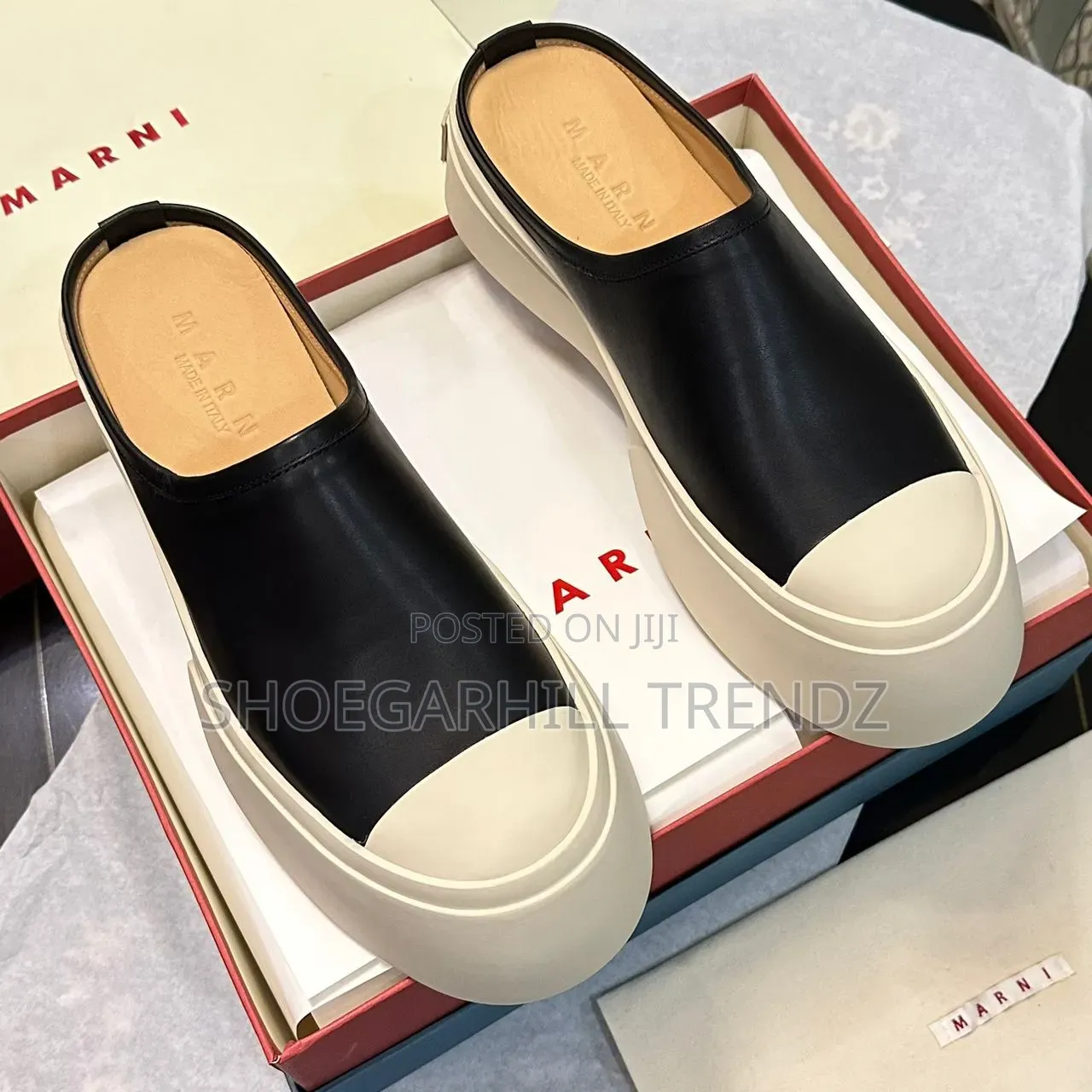 Marni Leather Mules Sneakers in 2 Colours